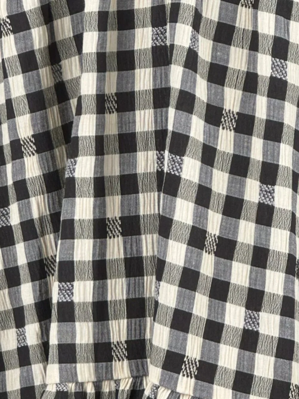 BB Dakota Steve Maden Gingham Babydoll Dress